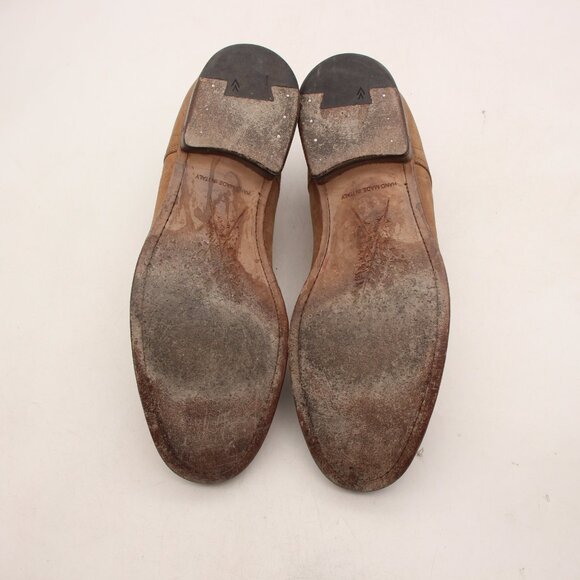 John Varvatos Men\'s Size UK 10.5 Brown Leather Dress Shoes Handmade in Italy main image 4